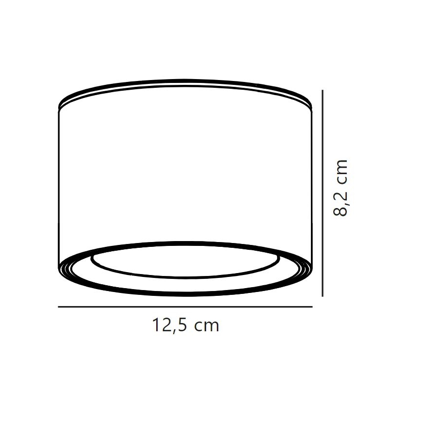 Nordlux - LED Reflektorska lampa za kupatilo LANDON LED/6,5W/230V IP44 crno
