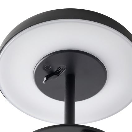 Nordlux - LED solarna lampa ELMER LED/2W/3,7V IP44 crna