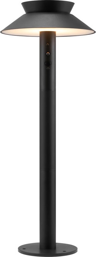 Nordlux - LED solarna lampa sa senzorom, LED/5W/3,7V, IP44, crna