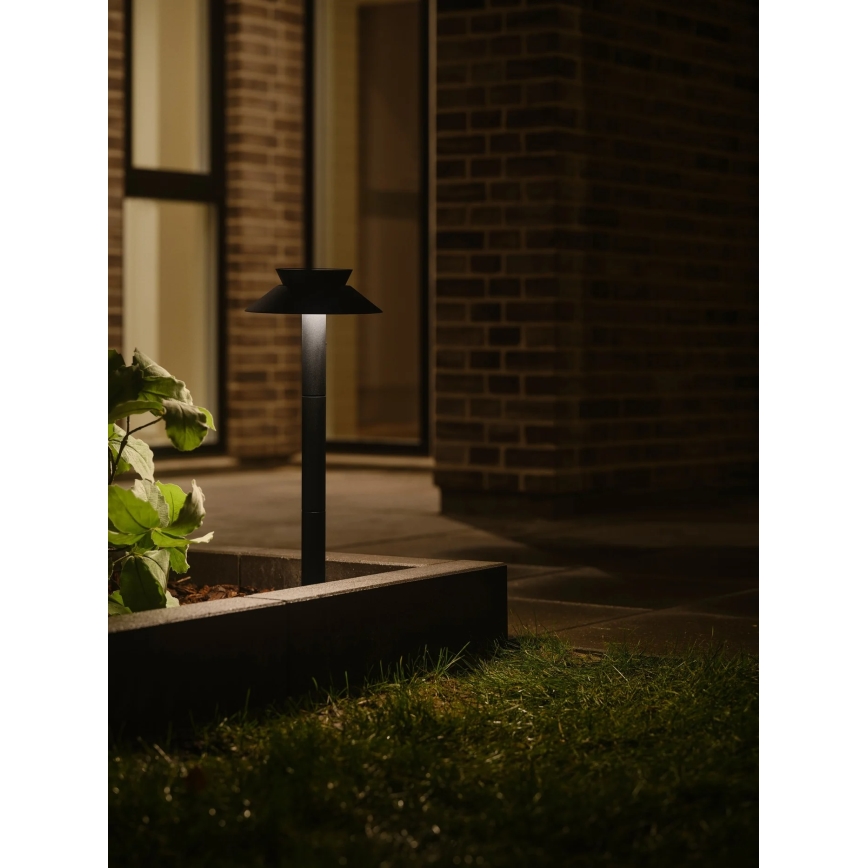 Nordlux - LED solarna lampa sa senzorom, LED/5W/3,7V, IP44, crna