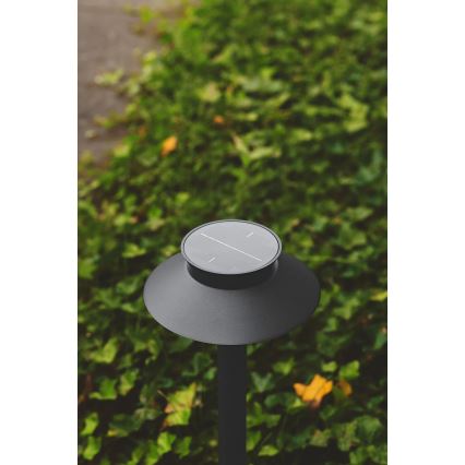 Nordlux - LED solarna lampa sa senzorom, LED/5W/3,7V, IP44, crna