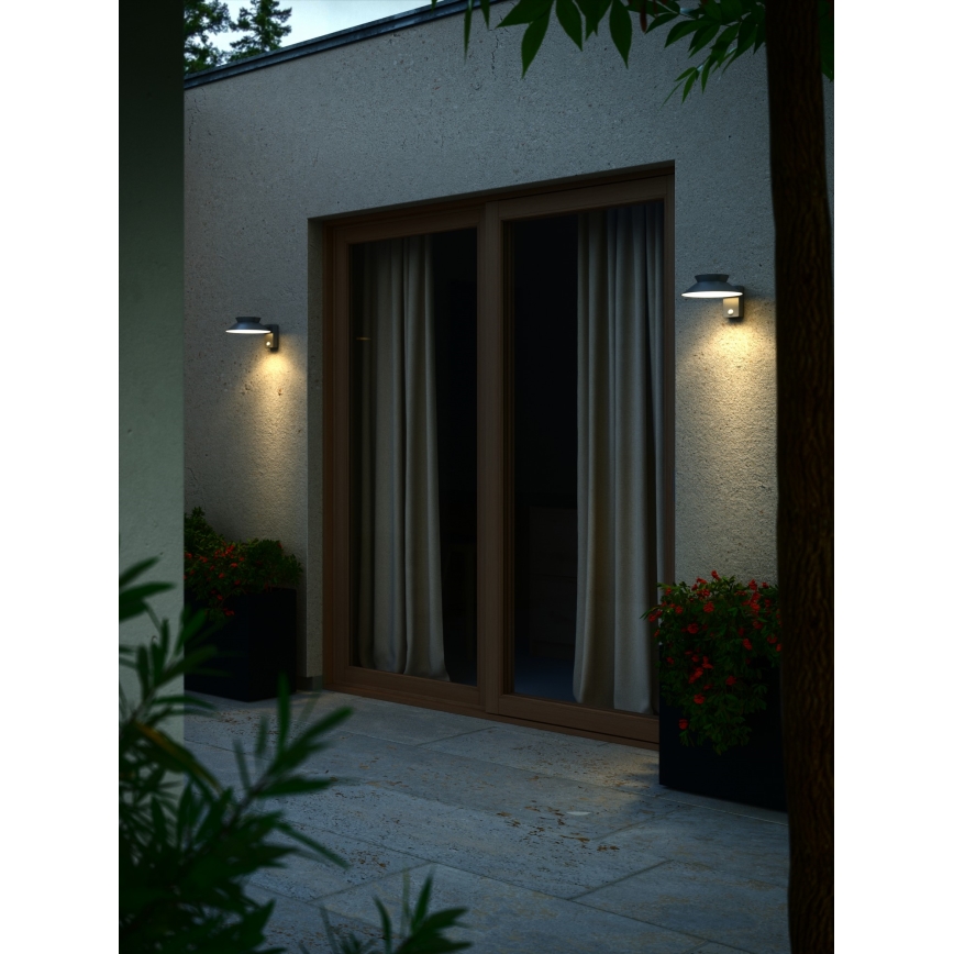 Nordlux - LED Solarna zidna lampa sa senzorom JUSTINA LED/5W/3,7V IP44