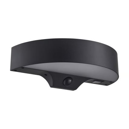 Nordlux - LED Solarna zidna lampa sa senzorom MONAY LED/5W/5V 3000K IP44 crno