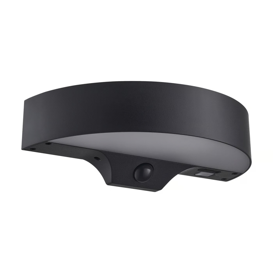 Nordlux - LED Solarna zidna lampa sa senzorom MONAY LED/5W/5V 3000K IP44 crno