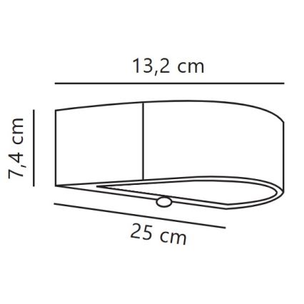 Nordlux - LED Solarna zidna lampa sa senzorom MONAY LED/5W/5V 3000K IP44 crno