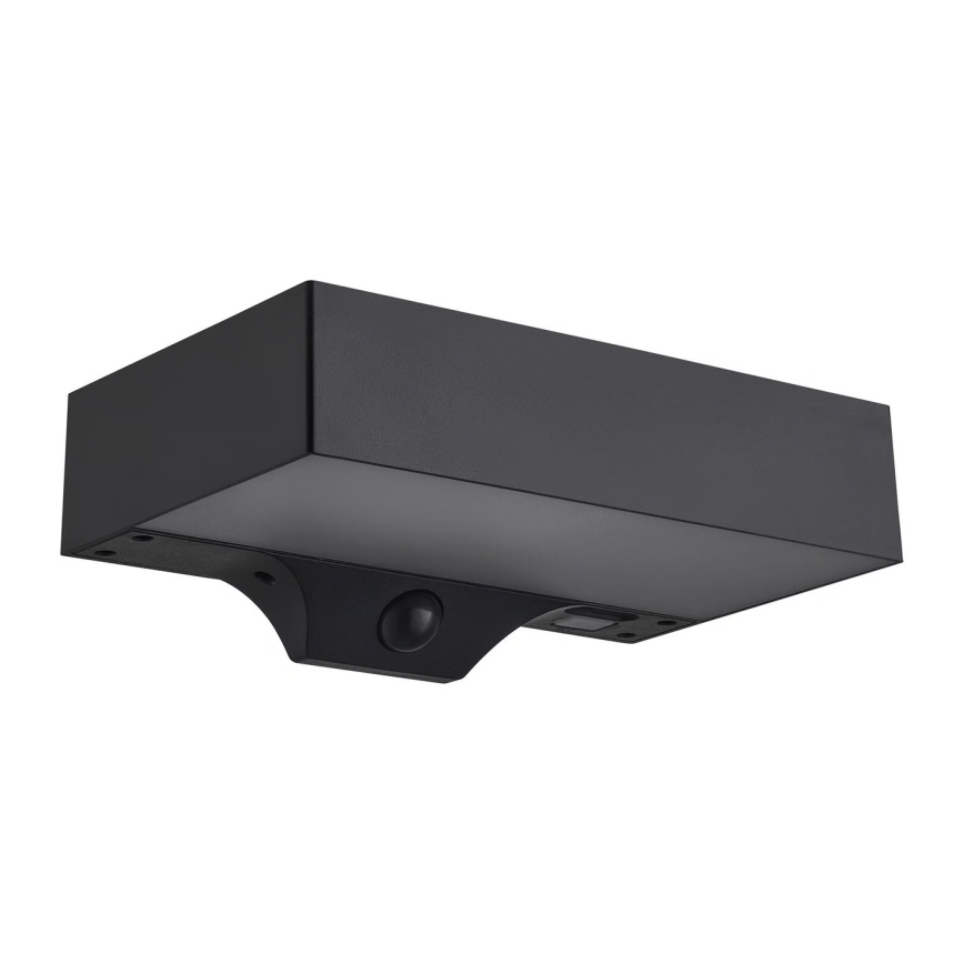 Nordlux - LED Solarna zidna lampa sa senzorom MONAY LED/5W/5V 3000K IP44 crno