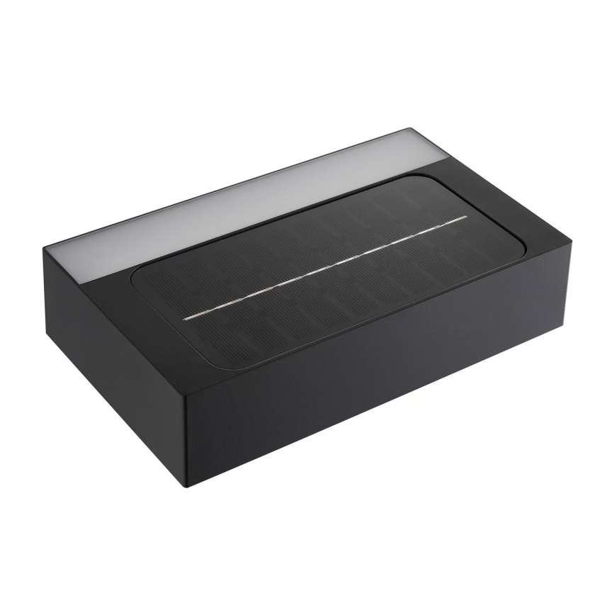 Nordlux - LED Solarna zidna lampa sa senzorom MONAY LED/5W/5V 3000K IP44 crno