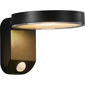 Nordlux - LED Solarna zidna lampa sa senzorom RICA LED/5W/3,7V IP44 2200 mAh okrugli