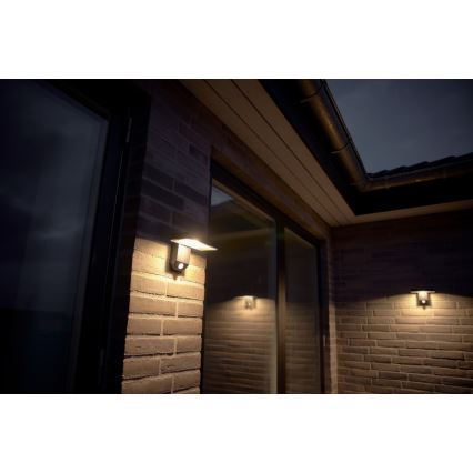 Nordlux - LED Solarna zidna lampa sa senzorom RICA LED/5W/3,7V IP44 uglast
