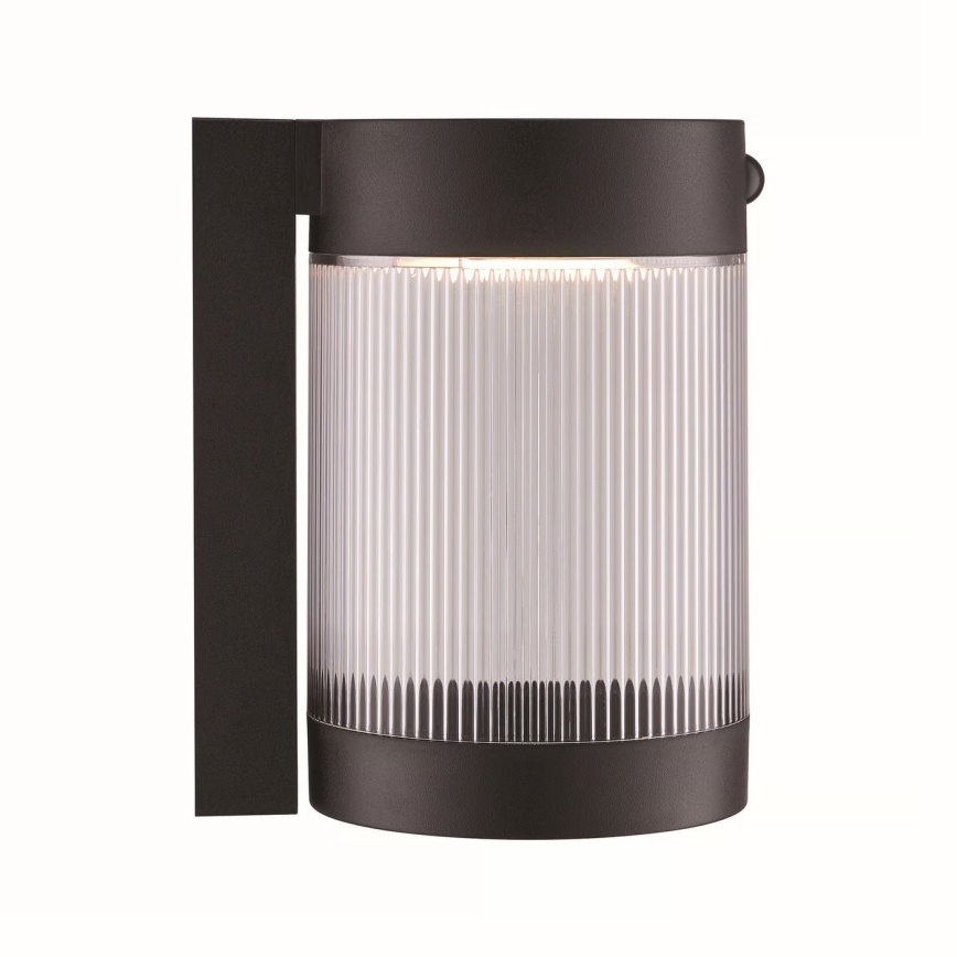 Nordlux - LED Solarna zidna lampa sa senzorom COUPAR LED/3,2W/5V 3000K IP44 crno