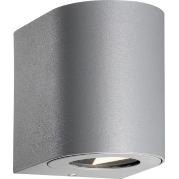 Nordlux - LED spoljašnje zidno svetlo CANTO 2xLED/5,5W/230V IP44 siva