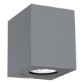 Nordlux - LED spoljašnje zidno svetlo CANTO 2xLED/5,5W/230V IP44 sivo