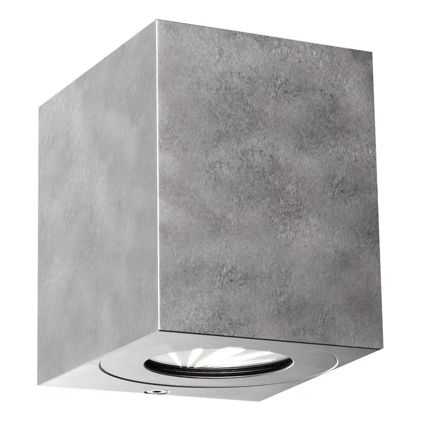 Nordlux - LED spoljašnje zidno svetlo CANTO 2xLED/5,5W/230V IP44 srebrno