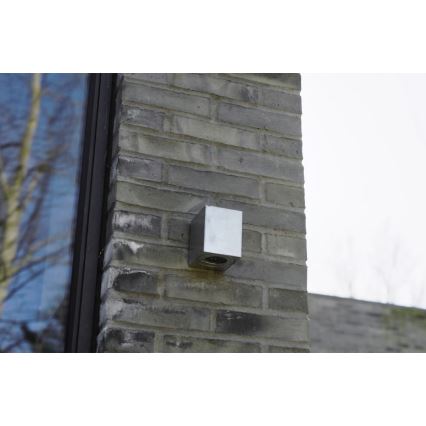 Nordlux - LED spoljašnje zidno svetlo CANTO 2xLED/5,5W/230V IP44 srebrno