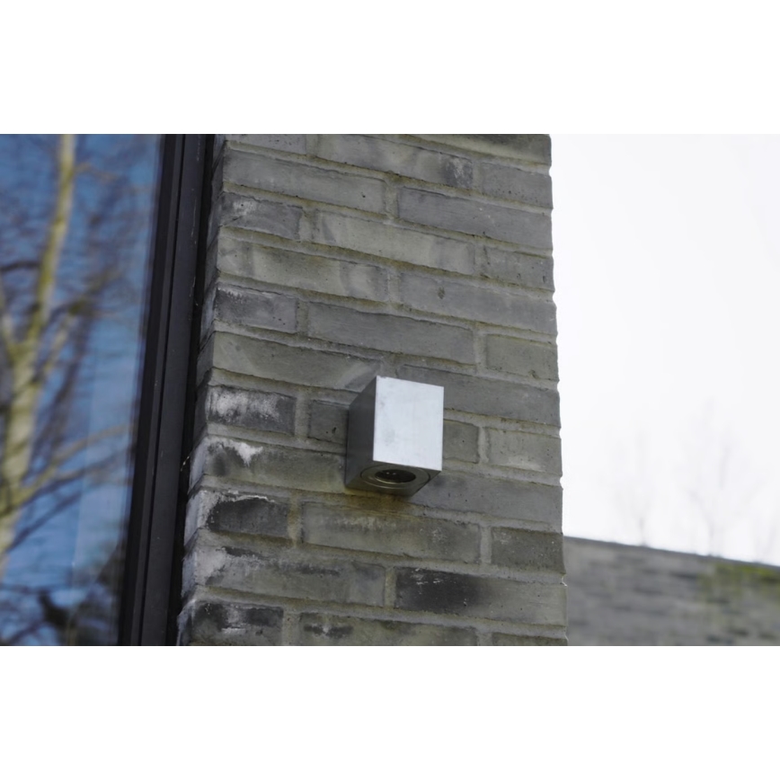 Nordlux - LED spoljašnje zidno svetlo CANTO 2xLED/5,5W/230V IP44 srebrno