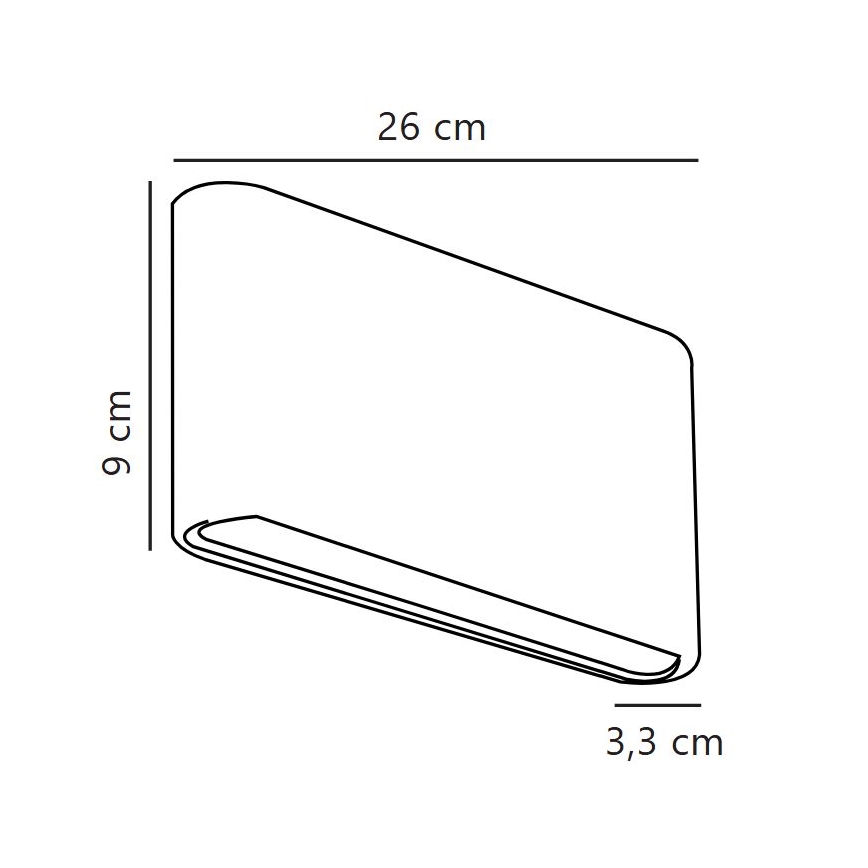 Nordlux - LED spoljašnje zidno svetlo KINVER LED/10W/230V IP54 belo