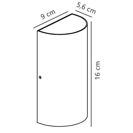 Nordlux - LED spoljašnje zidno svetlo ROLD LED/10,5W/230V 3000K IP54, krem boje