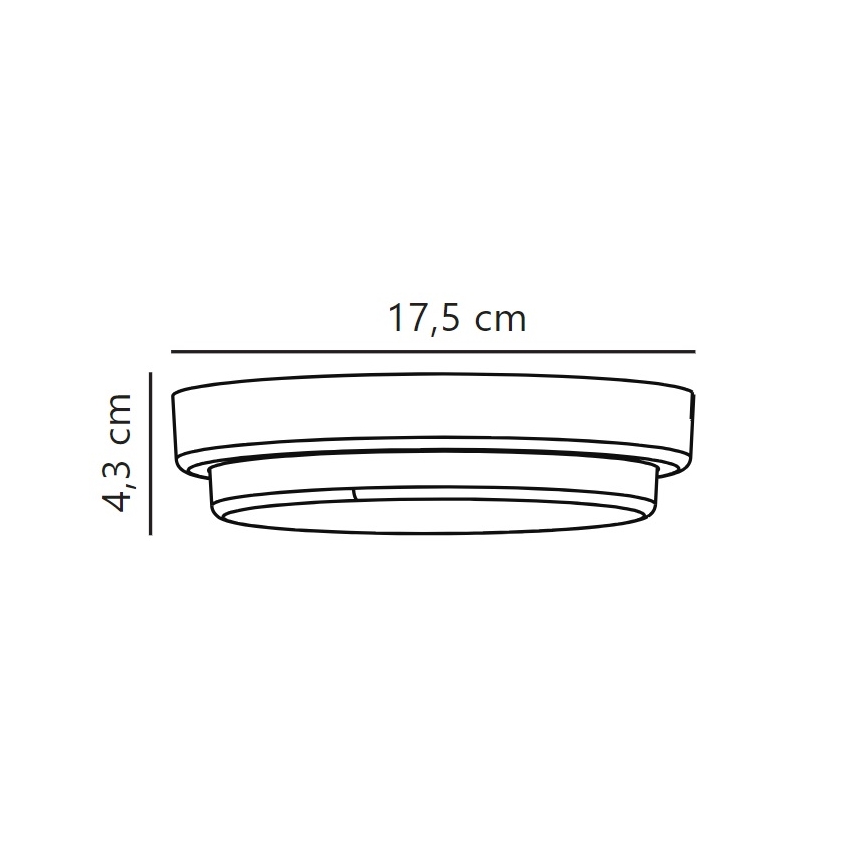 Nordlux - LED Spoljna zidna lampa CUBA LED/6,5W/230V IP54 pr. 17,5 cm bela