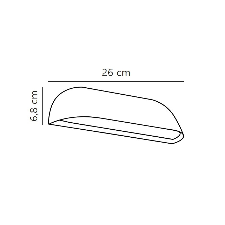 Nordlux - LED Spoljna zidna lampa FRONT LED/9,5W/230V IP44