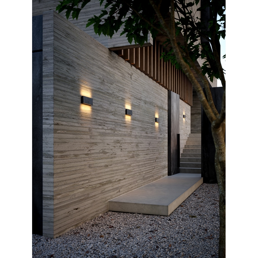 Nordlux - LED Spoljna zidna lampa KINVER LED/10W/230V IP54 crno