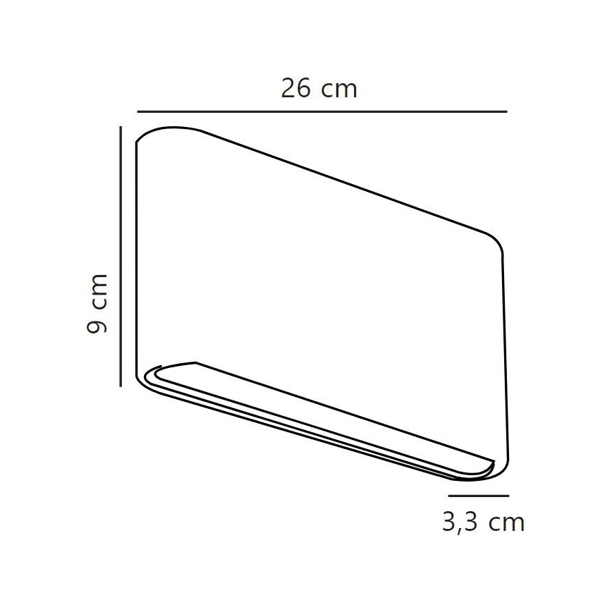 Nordlux - LED Spoljna zidna lampa KINVER LED/10W/230V IP54 crno