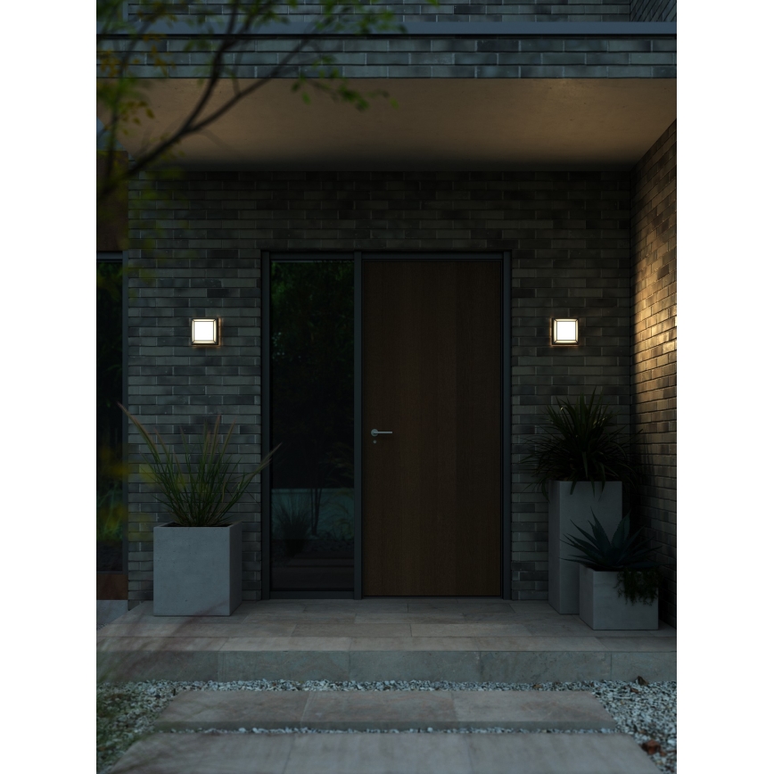 Nordlux - LED Spoljna zidna lampa OLIVER LED/9W/230V IP54 17,5x17,5 cm