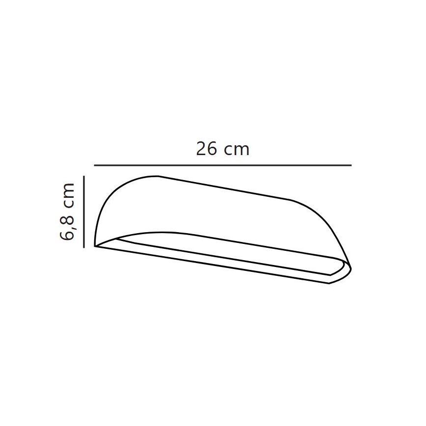 Nordlux - LED spoljna zidna svetiljka FRONT LED/9,5W/230V IP44