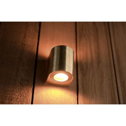 Nordlux - LED spoljno zidno svetilo CANTO 2xLED/5,5W/230V IP44 mesing