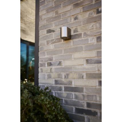 Nordlux - LED spoljno zidno svetlo CANTO 2xLED/5,5W/230V IP44 nerđajući čelik