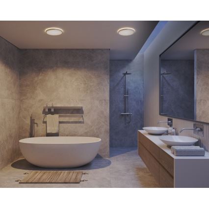 Nordlux - LED prigušiva kupatilska plafonska svetiljka OJA LED/14,5W/230V 3000/4000K IP54 Ø 30 cm