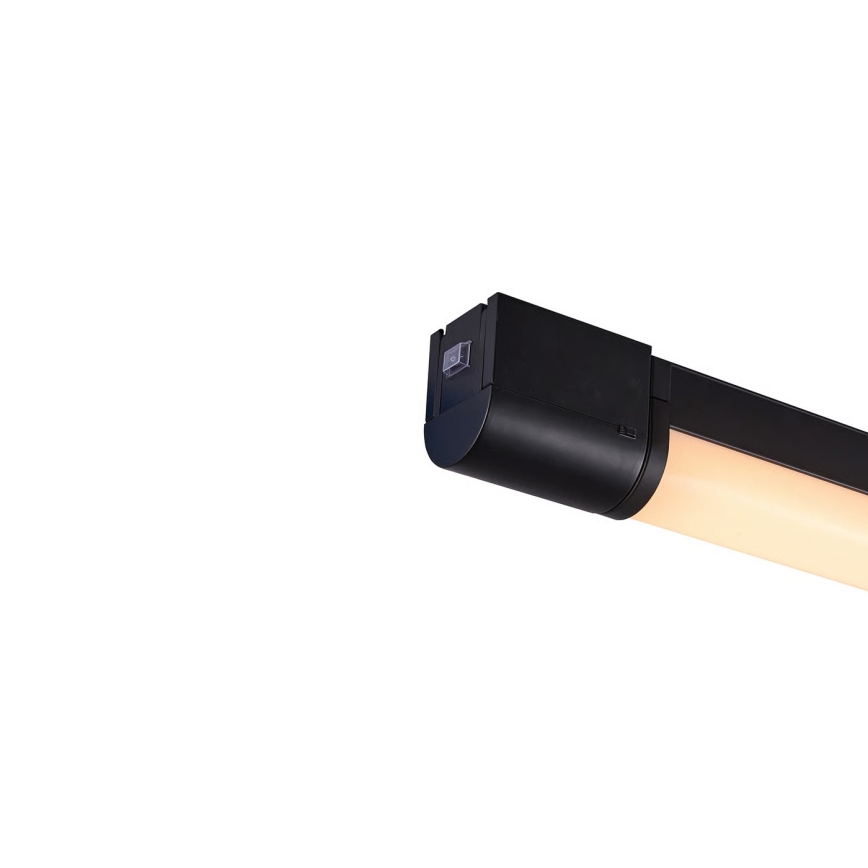 Nordlux - LED osvetljenje ogledala za kupatilo sa utičnicom MALAIKA LED/15W/230V IP44 68,4cm crna
