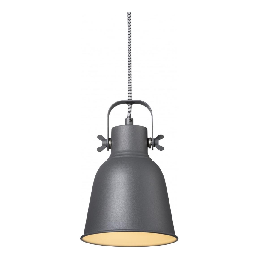 Nordlux - Luster na sajli ADRIAN 1xE27/25W/230V pr. 16 cm antracit