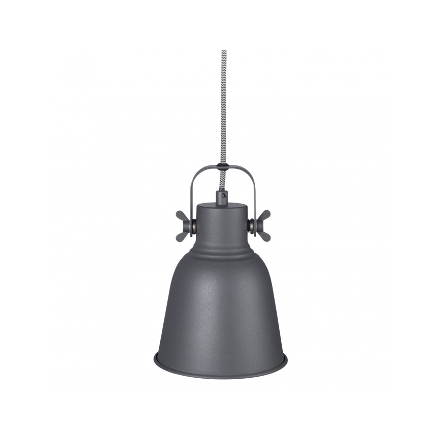 Nordlux - Luster na sajli ADRIAN 1xE27/25W/230V pr. 16 cm antracit