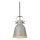 Nordlux - Luster na sajli ADRIAN 1xE27/25W/230V pr. 16 cm sivo
