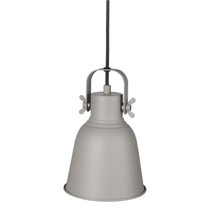 Nordlux - Luster na sajli ADRIAN 1xE27/25W/230V pr. 16 cm sivo