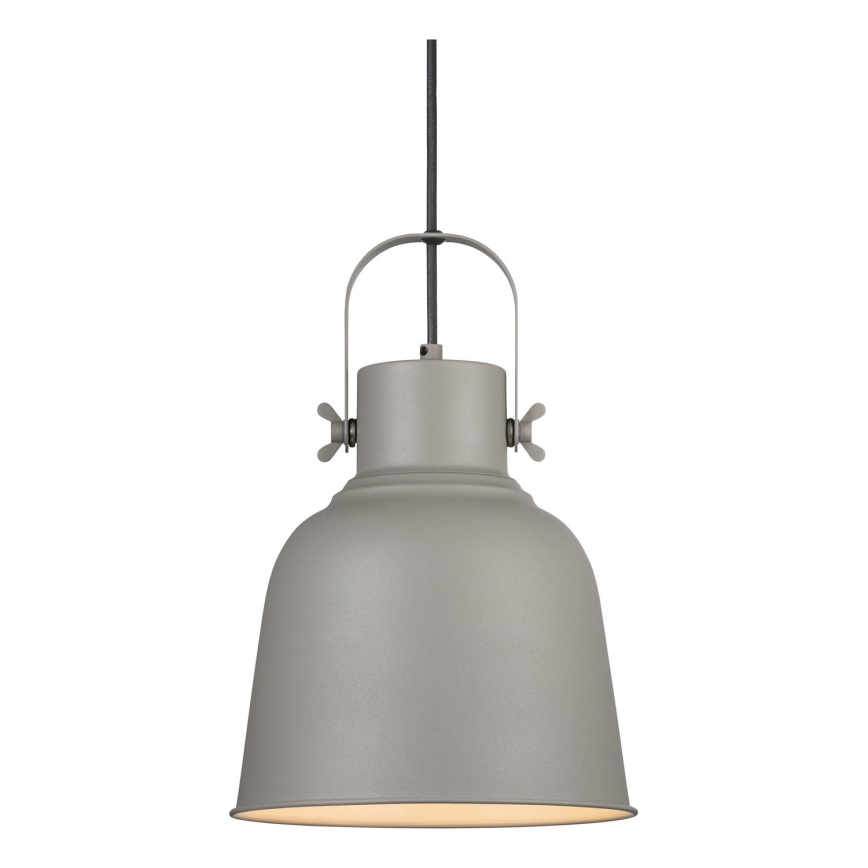 Nordlux - Luster na sajli ADRIAN 1xE27/25W/230V pr. 25 cm sivo