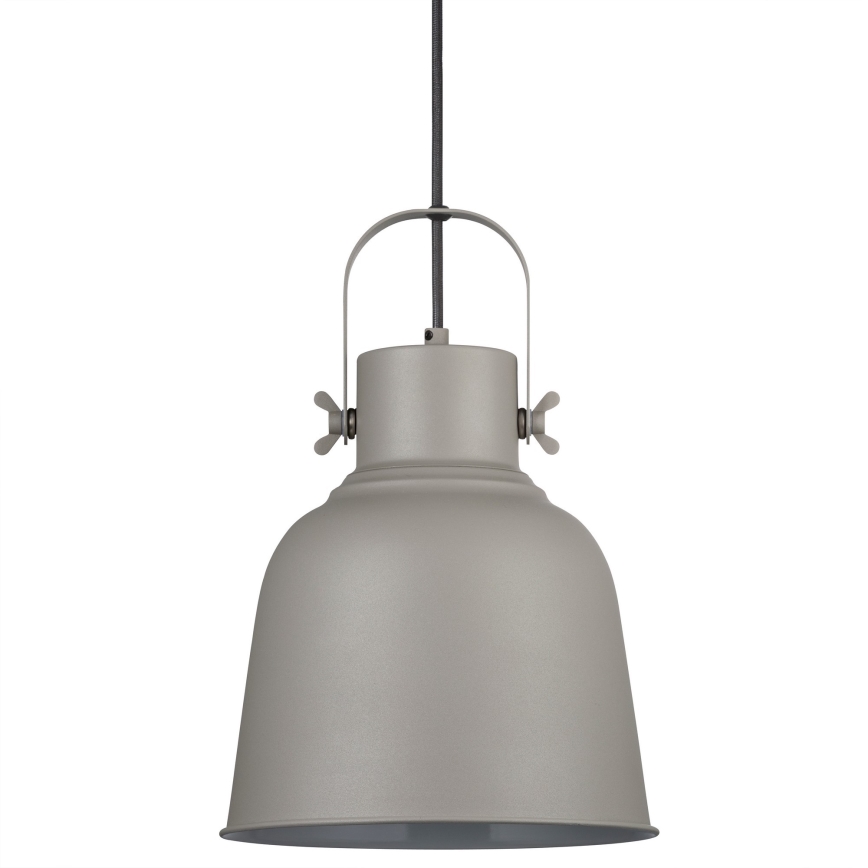 Nordlux - Luster na sajli ADRIAN 1xE27/25W/230V pr. 25 cm sivo
