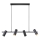 Nordlux - Luster na sajli ALANIS 4xGU10/15W/230V crno