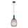 Nordlux - Luster na sajli ALTON 1xE27/60W/230V crno