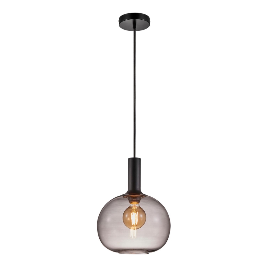 Nordlux - Luster na sajli ALTON 1xE27/60W/230V crno