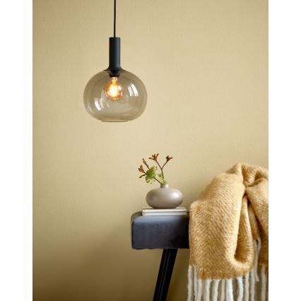 Nordlux - Luster na sajli ALTON 1xE27/60W/230V crno