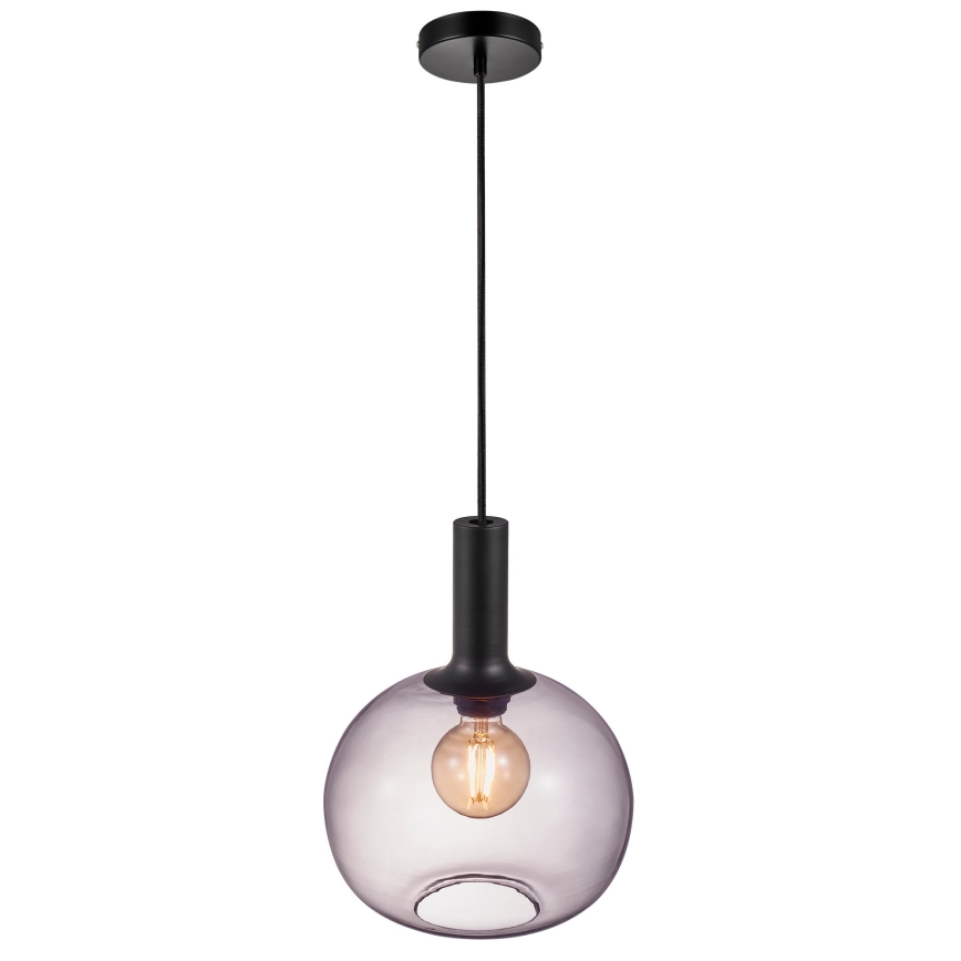 Nordlux - Luster na sajli ALTON 1xE27/60W/230V crno