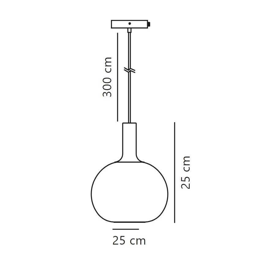 Nordlux - Luster na sajli ALTON 1xE27/60W/230V crno