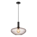 Nordlux - Luster na sajli ALTON 1xE27/60W/230V crno