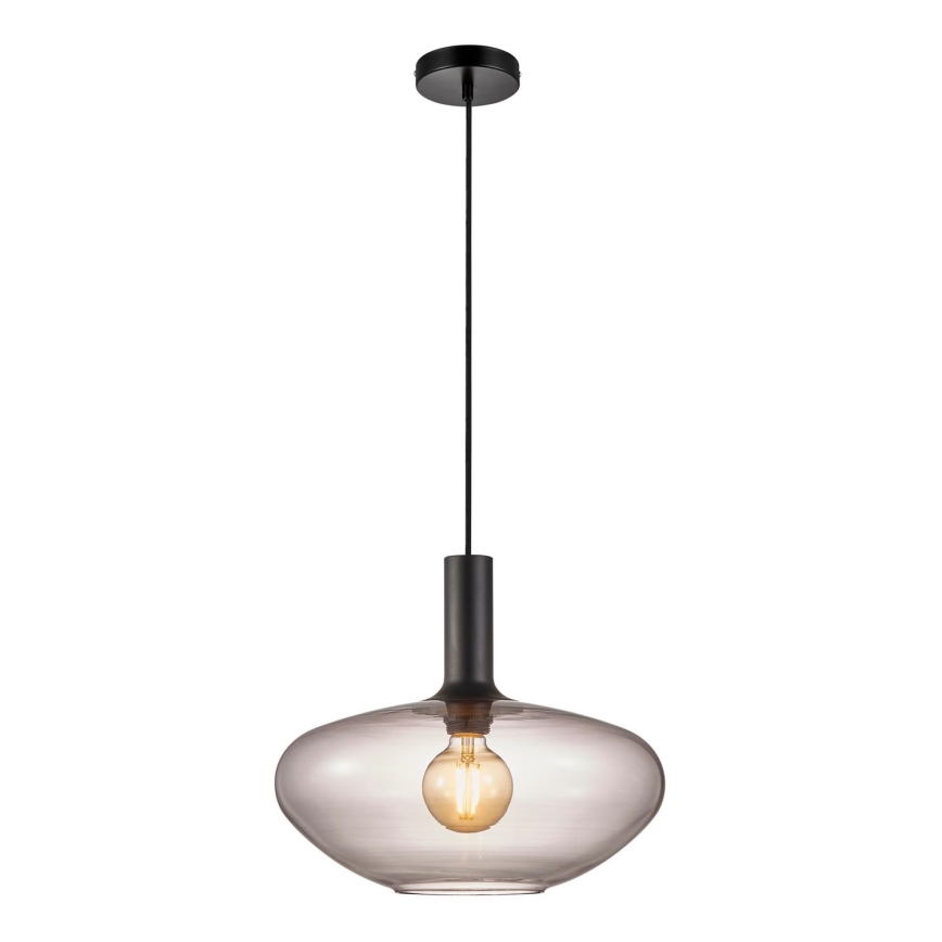 Nordlux - Luster na sajli ALTON 1xE27/60W/230V crno