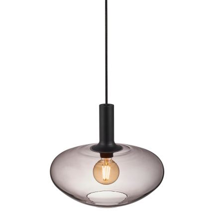 Nordlux - Luster na sajli ALTON 1xE27/60W/230V crno