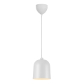 Nordlux - Luster na sajli ANGLE 1xE27/25W/230V bela