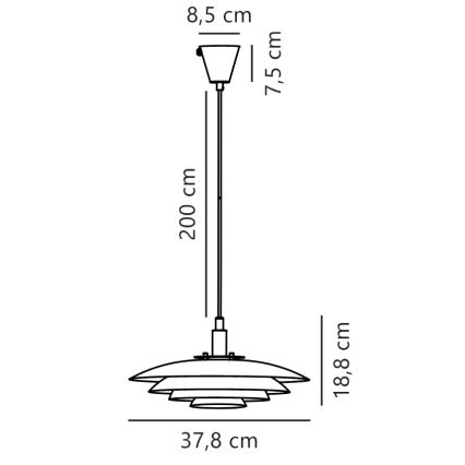 Nordlux - Luster na sajli BRETAGNE 1xG9/25W/230V roze zlatno