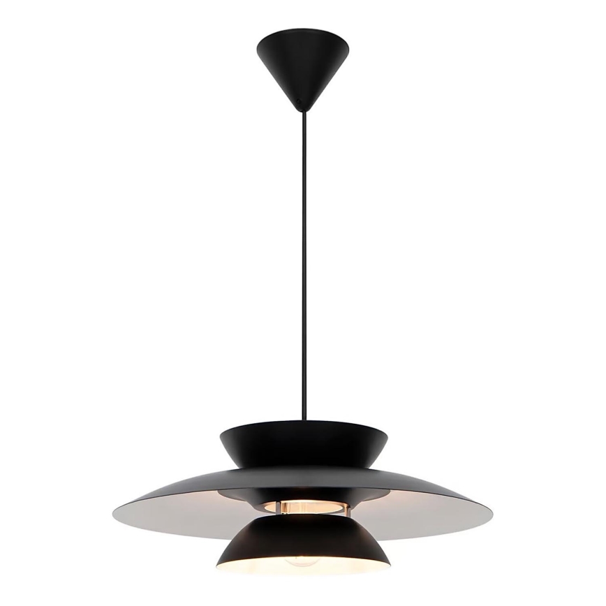 Nordlux - Luster na sajli CARMEN 1xE27/40W/230V crno
