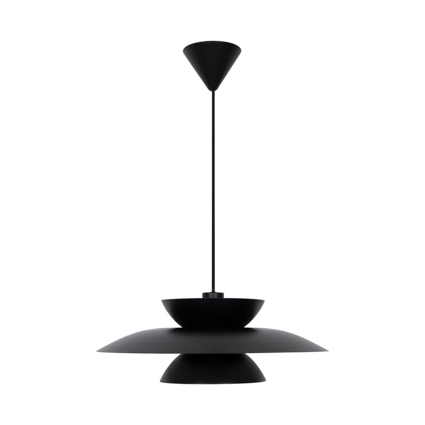 Nordlux - Luster na sajli CARMEN 1xE27/40W/230V crno